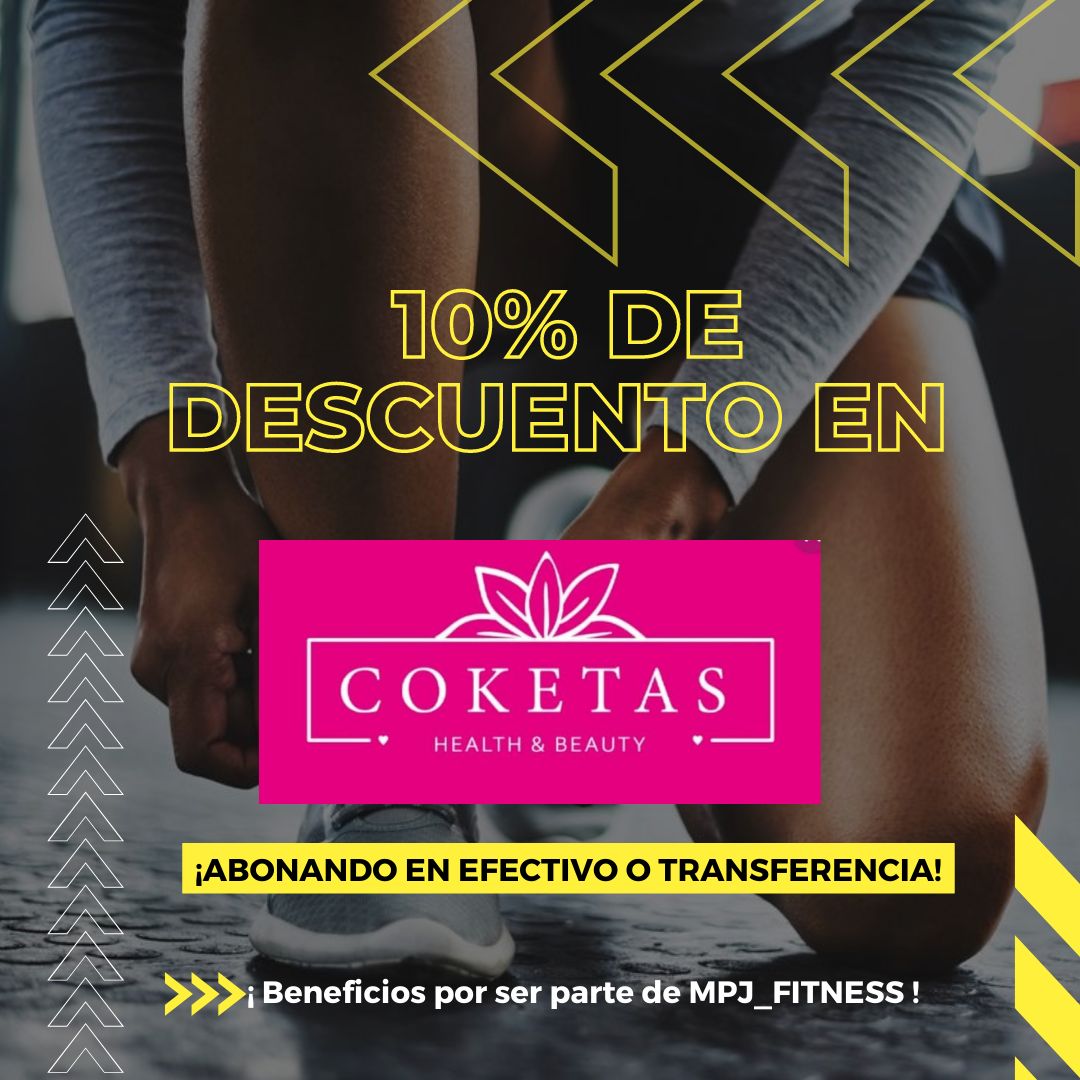 ¡¡¡¡BENEFICIOS!!! EN MPJ FITNESS